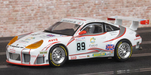 Scalextric C2730 Porsche 911 GT3 R - #89 Sebah Automotive. 19th place, Le Mans 24 Hours 2005. Thorkild Thyrring / Pierre Ehret / Lars Erik Nielsen - 01