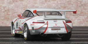 Scalextric C2730 Porsche 911 GT3 R - #89 Sebah Automotive. 19th place, Le Mans 24 Hours 2005. Thorkild Thyrring / Pierre Ehret / Lars Erik Nielsen - 04