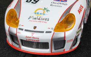 Scalextric C2730 Porsche 911 GT3 R - #89 Sebah Automotive. 19th place, Le Mans 24 Hours 2005. Thorkild Thyrring / Pierre Ehret / Lars Erik Nielsen - 10