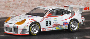 Scalextric C2730 Porsche 911 GT3 R - #89 Sebah Automotive. 19th place, Le Mans 24 Hours 2005. Thorkild Thyrring / Pierre Ehret / Lars Erik Nielsen