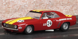 Scalextric C2740 - 1969 Chevrolet Camaro. #74 Behrens Racing. Vince Gimondo 1969 - 01