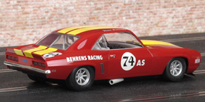 Scalextric C2740 - 1969 Chevrolet Camaro. #74 Behrens Racing. Vince Gimondo 1969 - 02
