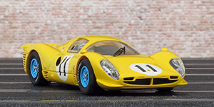 Scalextric C2787 Ferrari 330 P4 (Ferrari 412 P) - #11 Equipe Nationale Belge. DNF, Spa 1000 Kilometres 1967. Willy Mairesse / Jean Beurlys - 03
