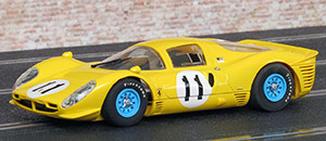 Scalextric C2787 Ferrari 330 P4 (Ferrari 412 P) - #11 Equipe Nationale Belge. DNF, Spa 1000 Kilometres 1967. Willy Mairesse / Jean Beurlys