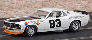 Scalextric C2890 Ford Mustang - #83 Al Costner. Trans-Am 1972