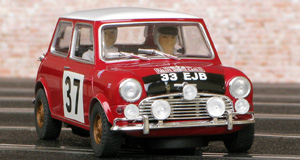 Scalextric C2919 Morris Mini Cooper S - #37. Winner, Monte Carlo Rally 1967. Paddy Hopkirk, Henry Liddon - 03