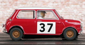 Scalextric C2919 Morris Mini Cooper S - #37. Winner, Monte Carlo Rally 1967. Paddy Hopkirk, Henry Liddon - 05