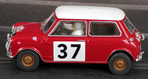 Scalextric C2919 Morris Mini Cooper S - #37. Winner, Monte Carlo Rally 1967. Paddy Hopkirk, Henry Liddon - 06