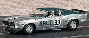 Scalextric C3002 Ford Mustang - Brut 33. Allan Moffat 1973