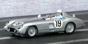 Scalextric C3024 Mercedes-Benz 300 SLR - No19. DNF (withdrawn), Le Mans 24hrs 1955. Juan Manuel Fangio / Stirling Moss - 01