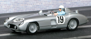 Scalextric C3024 Mercedes-Benz 300 SLR - #19. Withdrawn, Le Mans 24hrs 1955. Juan Manuel Fangio / Stirling Moss