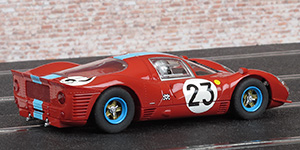 Scalextric C3028 Ferrari 330 P4 (412 P) - #23 Maranello Concessionaires. DNF, Le Mans 24 Hours 1967. Richard Attwood / Piers Courage - 02