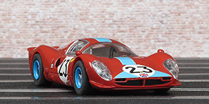 Scalextric C3028 Ferrari 330 P4 (412 P) - #23 Maranello Concessionaires. DNF, Le Mans 24 Hours 1967. Richard Attwood / Piers Courage - 03