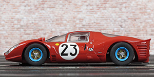 Scalextric C3028 Ferrari 330 P4 (412 P) - #23 Maranello Concessionaires. DNF, Le Mans 24 Hours 1967. Richard Attwood / Piers Courage - 06