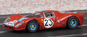 Scalextric C3028 Ferrari 330 P4 (412 P) - #23 Maranello Concessionaires. DNF, Le Mans 24 Hours 1967. Richard Attwood / Piers Courage