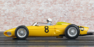 Scalextric C3033 Ferrari 156 - No.8 Scuderia Ferrari SpA SEFAC: 4th place, Belgian Grand Prix 1961. Olivier Gendebien - 03
