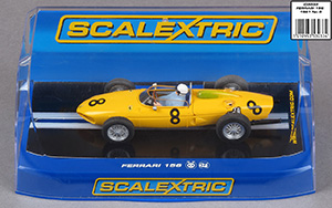 Scalextric C3033 Ferrari 156 - No.8 Scuderia Ferrari SpA SEFAC: 4th place, Belgian Grand Prix 1961. Olivier Gendebien - 06