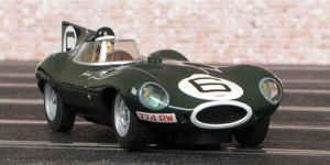 Scalextric C3034W Jaguar D-type - #6. Winner, Le Mans 24hrs 1955 - 03
