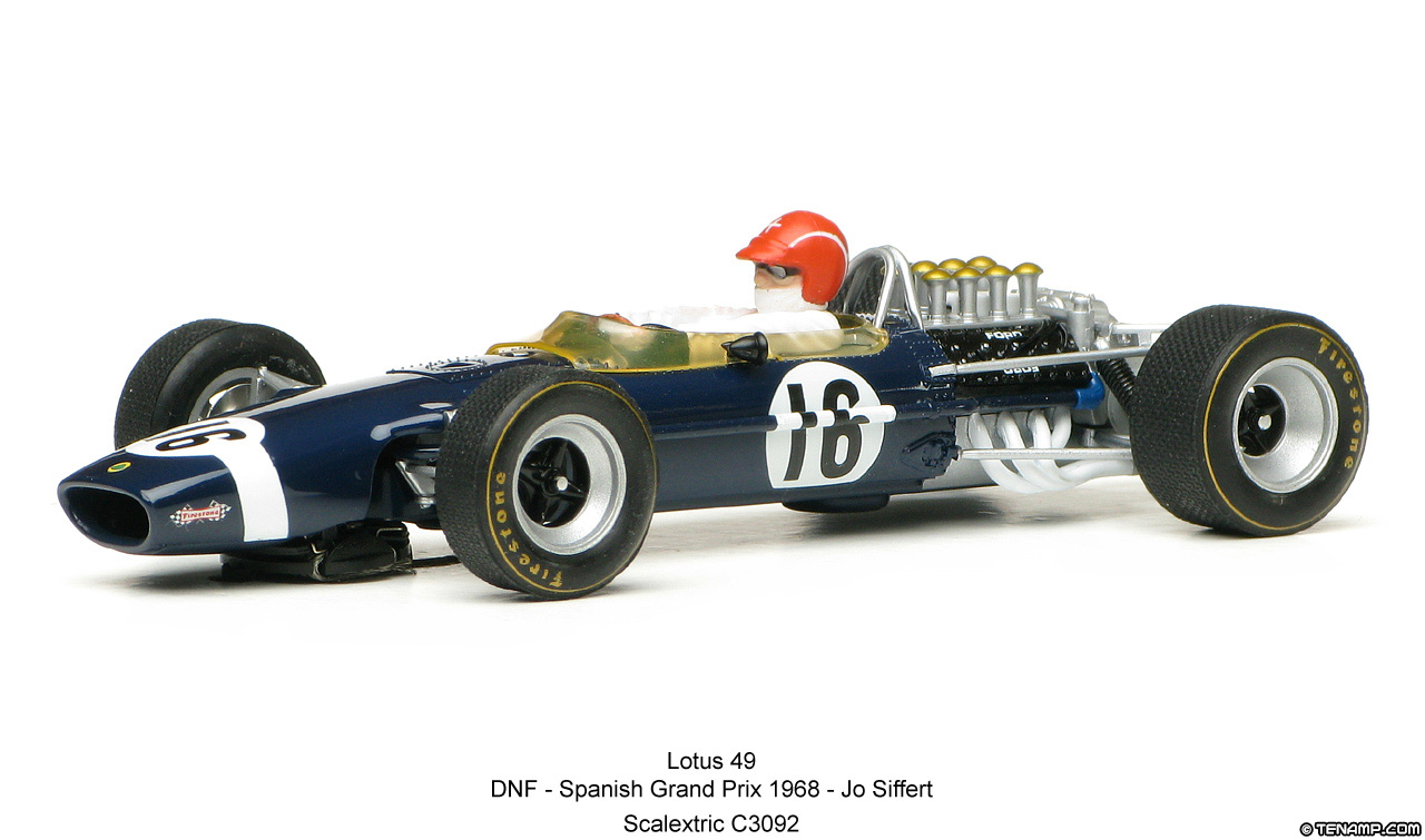 Scalextric C3092 Lotus 49 - #16 Jo Siffert. Spanish Grand Prix 1968.