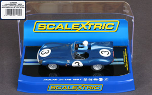 Scalextric C3205 Jaguar D-type - #3. Winner, Le Mans 24hrs 1957 - 12