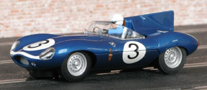 Scalextric C3205 Jaguar D-Type. Winner, Le Mans 24hrs 1957, Ivor Bueb, Ron Flockhart
