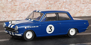 Scalextric C3210 Ford Lotus Cortina mk1 - #3 Neptune Racing Team. Jim McKeown 1964-1966 - 01