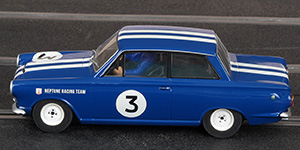 Scalextric C3210 Ford Lotus Cortina mk1 - #3 Neptune Racing Team. Jim McKeown 1964-1966 - 06