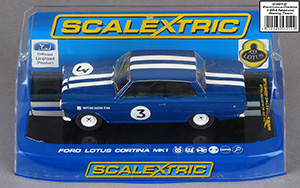 Scalextric C3210 Ford Lotus Cortina mk1 - #3 Neptune Racing Team. Jim McKeown 1964-1966 - 09