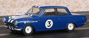 Scalextric C3210 Ford Lotus Cortina mk1 - #3 Neptune Racing Team. Jim McKeown 1964-1966