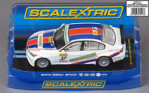 Scalextric C3217 BMW 320si - #37 Scalextric Digital. Forster Motorsport: British Touring Car Championship, Donington Park 2010. Arthur Forster - 06