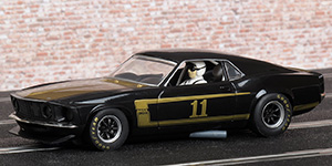 Scalextric C3230 Ford Mustang Boss 302 - No.11. Built by Kar Kraft for Trans-Am 1969. Modified for NASCAR GT by Smokey Yunick. DNF, NASCAR GT Talladega 1969 driven by Bunkie Blackburn - 01