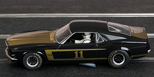 Scalextric C3230 Ford Mustang Boss 302 - No.11. Built by Kar Kraft for Trans-Am 1969. Modified for NASCAR GT by Smokey Yunick. DNF, NASCAR GT Talladega 1969 driven by Bunkie Blackburn - 03