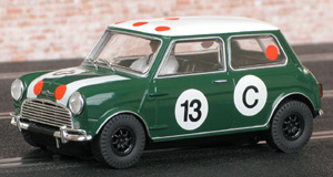 Scalextric C3302 Morris Mini Cooper S - #13. Winner, 1966 Gallaher 500, Mount Panorama, Bathurst. Bob Holden / Rauno Aaltonen - 01