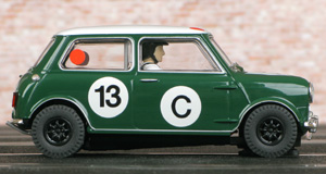 Scalextric C3302 Morris Mini Cooper S - #13. Winner, 1966 Gallaher 500, Mount Panorama, Bathurst. Bob Holden / Rauno Aaltonen - 05
