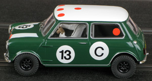 Scalextric C3302 Morris Mini Cooper S - #13. Winner, 1966 Gallaher 500, Mount Panorama, Bathurst. Bob Holden / Rauno Aaltonen - 06
