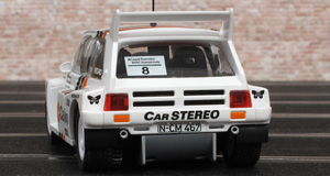 Scalextric C3306 MG Metro 6R4 - #8 Clarion. DNF, Lloyds Bowmaker RSAC Scottish Rally 1986. Per Eklund / Dave Whittock - 04