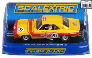 Scalextric C3314 1969 Chevrolet Camaro - No.51 Lipton's. Picko Troberg Racing, Swedish Saloon Championship 1971, Picko Troberg - 12