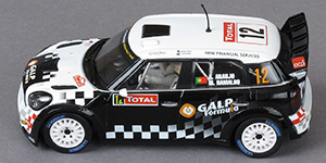 Scalextric C3385 Mini Countryman WRC - #12 Galp. Armindo Araujo WRT. 10th place, Rallye Monte-Carlo 2012. Armindo Araujo / Miguel Ramalho - 06