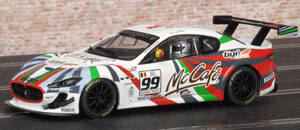 Scalextric C3388 Maserati Trofeo - #99 McCafé. Champion, Trofeo World Series 2012, Renaud Kuppens