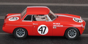 Scalextric C3488 MGB - #47. 17th place, Sebring 12 Hours 1964. Entrant: Kjelle Qvale. Drivers: Ed Leslie / John Dalton - 05