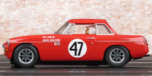 Scalextric C3488 MGB - #47. 17th place, Sebring 12 Hours 1964. Entrant: Kjelle Qvale. Drivers: Ed Leslie / John Dalton - 06