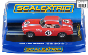 Scalextric C3488 MGB - #47. 17th place, Sebring 12 Hours 1964. Entrant: Kjelle Qvale. Drivers: Ed Leslie / John Dalton - 12
