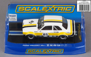 Scalextric C3489 Ford Escort mk1 - #85 Brown & Geeson. JD Classics Challenge and Masters Historic Racing Series 2012. Robert Brown / Sean Brown / Daniel Brown - 12