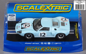 Scalextric C3533 Ford GT40 - #12 F.R.English Ltd / Comstock Racing Team. DNF, Le Mans 24 Hours 1966. Jochen Rindt / Innes Ireland - 12
