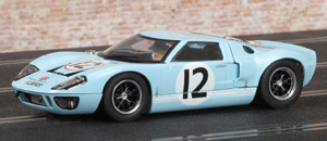 Scalextric C3533 Ford GT40 - #12 F.R.English Ltd / Comstock Racing Team. DNF, Le Mans 24 Hours 1966. Jochen Rindt / Innes Ireland