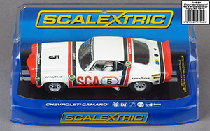 Scalextric C3534 - 1970 Chevrolet Camaro. #5 Castrol/SCA. British Saloon Car Championship 1972. Frank Gardner - 09