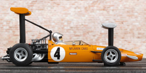 Scalextric C3544A McLaren M7C - #4. Bruce McLaren, Monaco Grand Prix 1969. Model represents double winged car as used during Thursday practice - 05