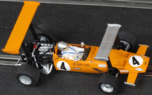 Scalextric C3544A McLaren M7C - #4. Bruce McLaren, Monaco Grand Prix 1969. Model represents double winged car as used during Thursday practice - 07
