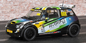 Scalextric C3606 BMW MINI Cooper S - #888 Rivervale. Chris Knox, Champion, MINI Challenge 2014 - 01