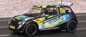 Scalextric C3606 BMW MINI Cooper S - #888 Rivervale. Chris Knox, Champion, MINI Challenge 2014